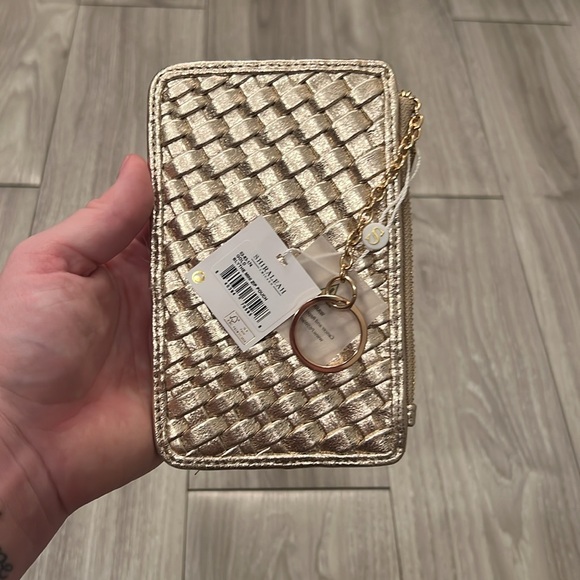 Shiraleah - Blythe mini zip Pouch (Gold) - Picture 1 of 4